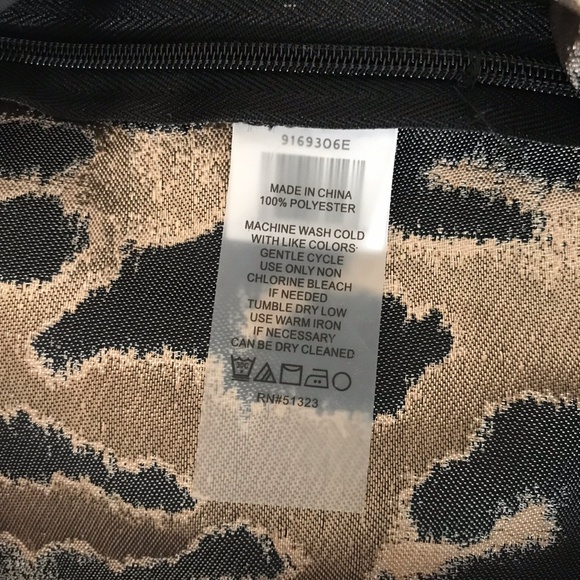 VINCE CAMUTO Sophisticated Women’s Metallic Jacquard Leopard Trouser EUC… - Picture 6 of 11